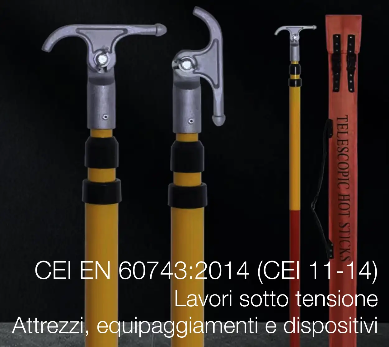CEI EN 60743:2014 (CEI 11-14) / Lavori sotto tensione - Attrezzi, equipaggiamenti e dispositivi